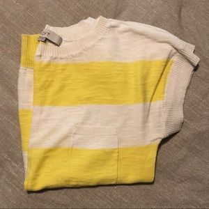 Striped sweater tee